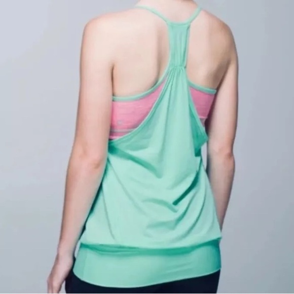 Lululemon No Limits Tank size 6 In Opal/Pink - Picture 6 of 10